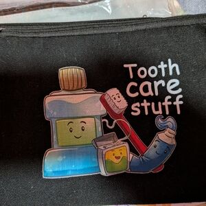 Black Tooth Care Stuff Mini Bag